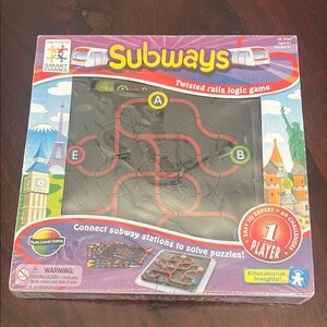 Subways Twisted Rails Logic Game - Multi-Color